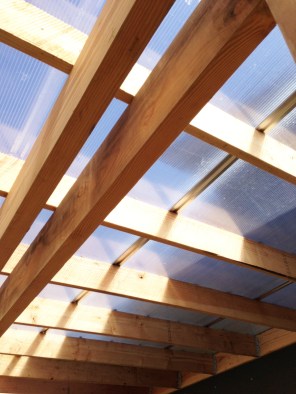 LD Arch Design: Blue View patio roof panels | Photo by Parie Hines LD Arch Design: Blue View patio roof panels | Photo by Parie Hines